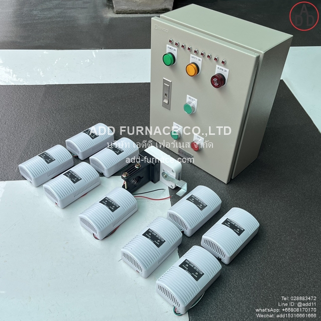 ควบคุมตรวจจับแก๊สรั่ว9จุด(มอเตอร์วาล์ว)Yamataha-GLD-12 9Point Application With Motor Valve(8)